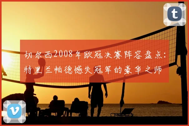 切尔西2008年欧冠决赛阵容盘点：特里兰帕德憾失冠军的豪华之师